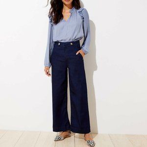 LOFT Wide Leg Crop Pant NWT